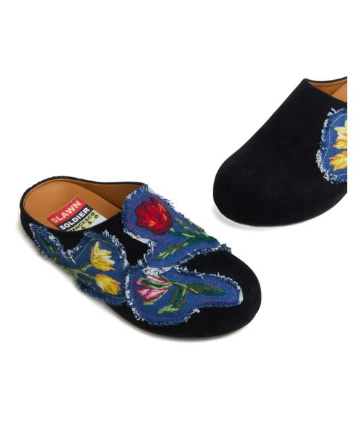 Marni Blue Floral Sandals