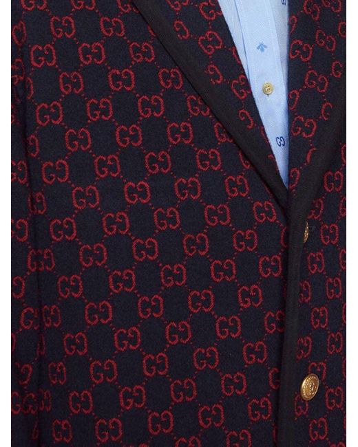 gucci monogram blazer
