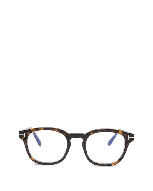 Tom Ford Black Square-Frame Sunglasses