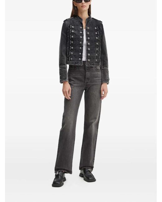 Levi's Black Ribcage Full-Length Jeans
