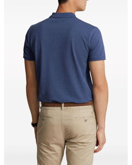 Polo Ralph Lauren Poloshirt Met Borduurwerk in het Blue voor heren
