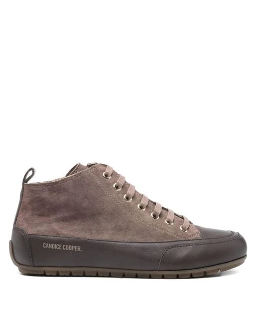 Candice Cooper Brown Suede Sneakers