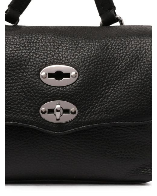 Zanellato Black Baby Postina Tote Bag