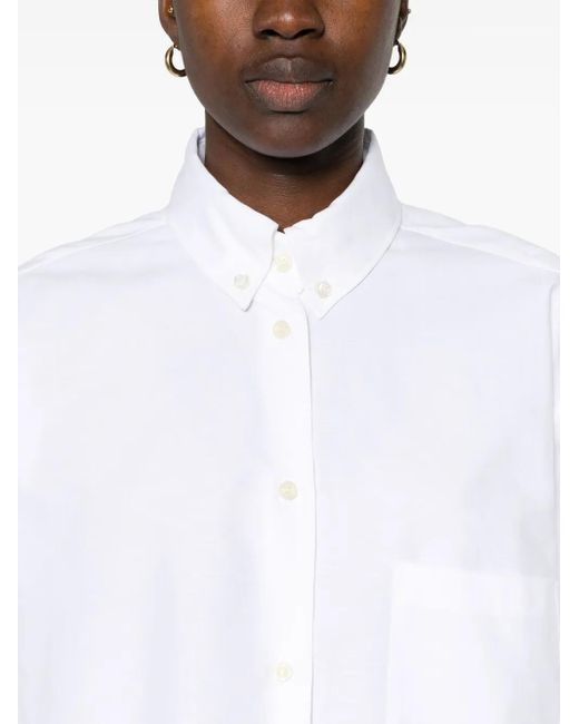 ANDAMANE White Robbie Long-Sleeve Shirt