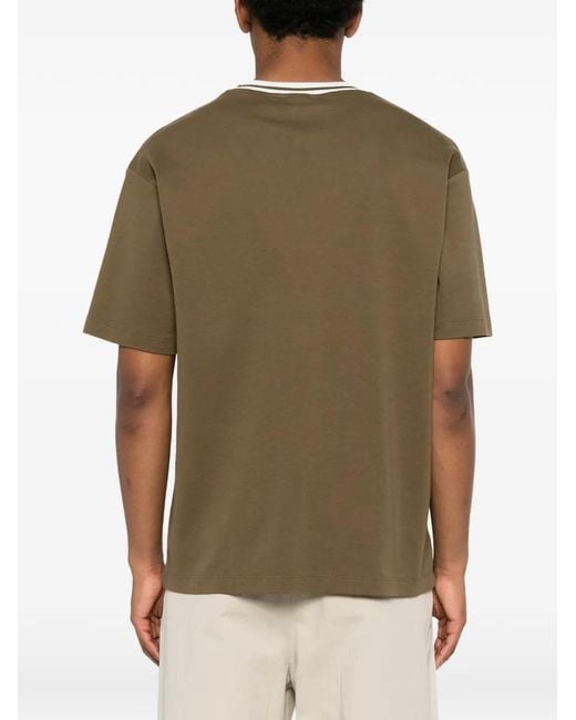 Drole de Monsieur Brown Cotton T-Shirt for men