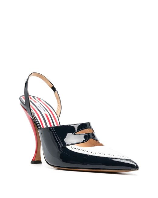Thom Browne White Flat Shoes
