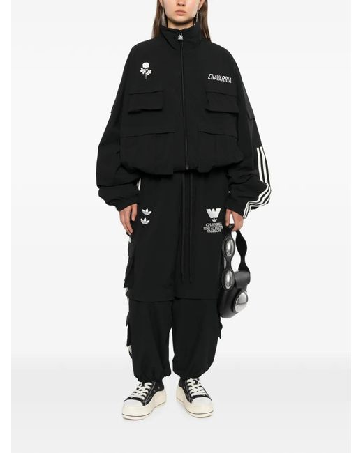 Adidas Black Zip-Up Jacket