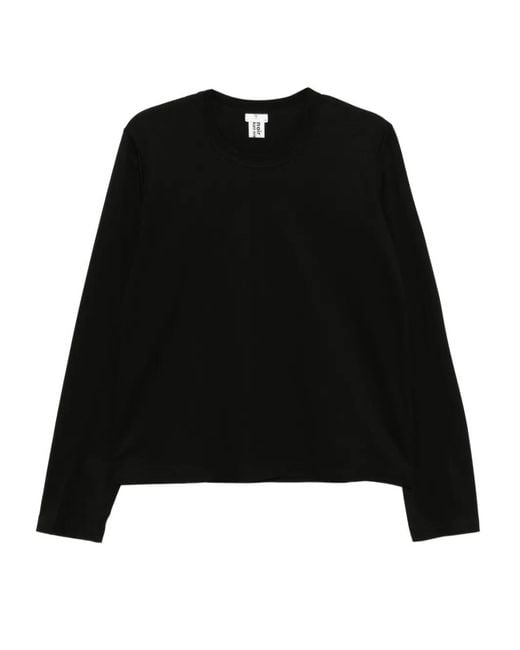 Noir Kei Ninomiya Black Cotton T-Shirt