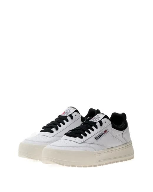 Reebok White Club C Megacourt Sneakers