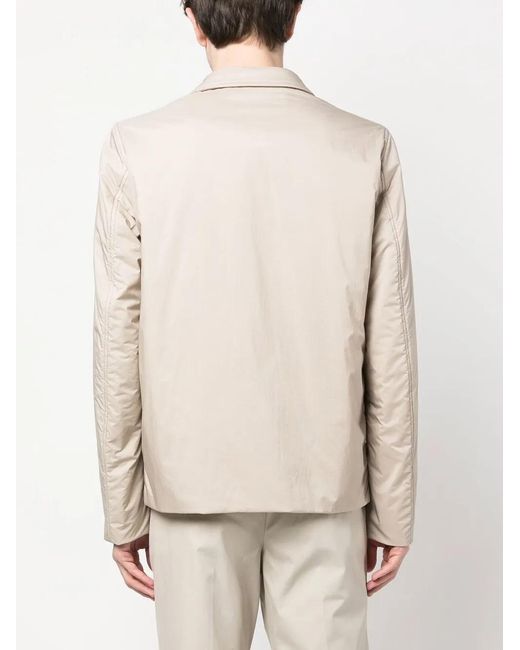 Herno Natural Beige Chantilly Buttoned Jacket for men
