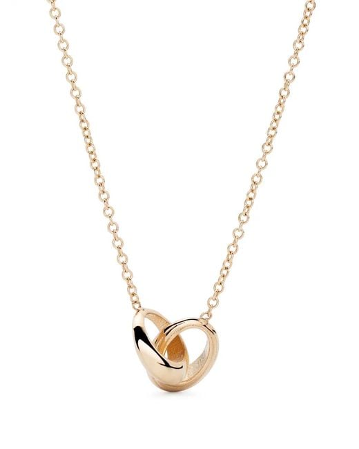 Lizzie Mandler Metallic 18Kt Micro Crescent Link Necklace