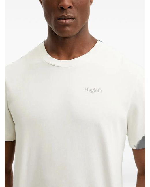 Haglöfs White Short-Sleeve T-Shirt for men