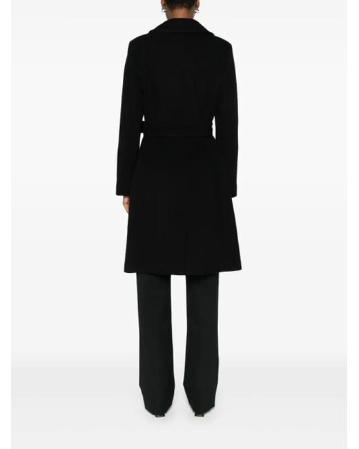 La Petite Robe Di Chiara Boni Verfraaide Jas Met Ceintuur in het Black