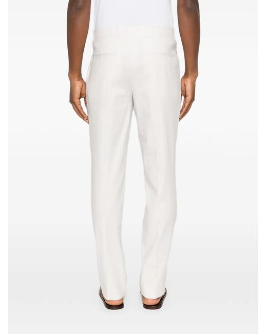 Calvin Klein Plooibroek in het White voor heren