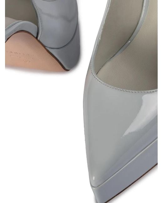 Le Silla White Uma Slingback Pumps