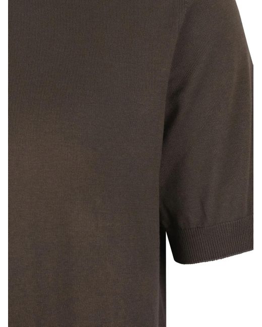 T-Shirt En Maille Fine Gran Sasso pour homme en coloris Green