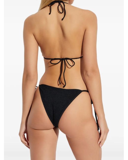 Bondeye Black Serenity Textured Tie Bikini