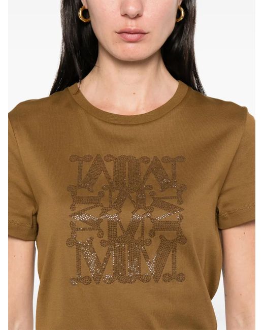 Max Mara Giovane Tシャツ Brown