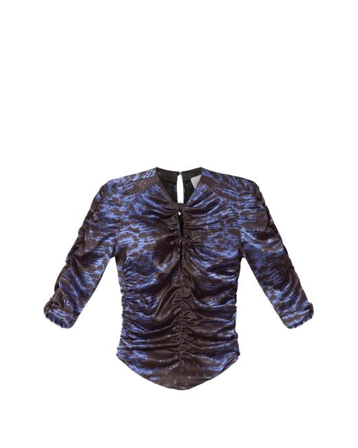Isabel Marant Blue Leidy Top