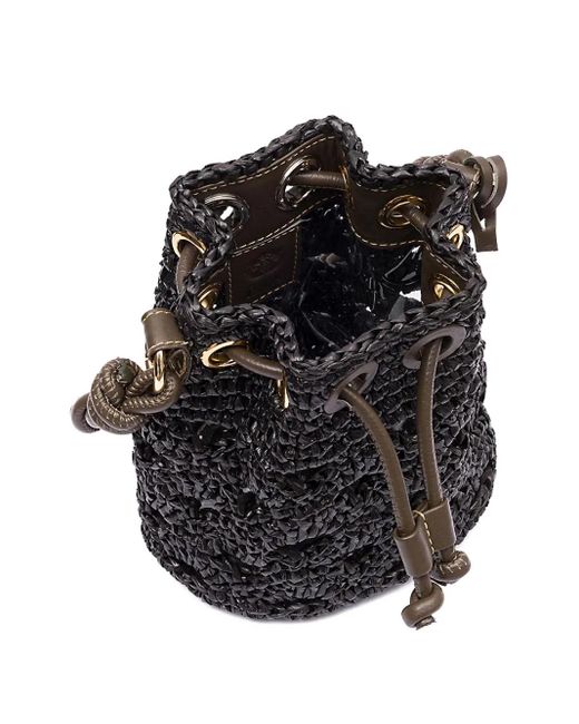 Isla クロシェ ミニバッグ Black
