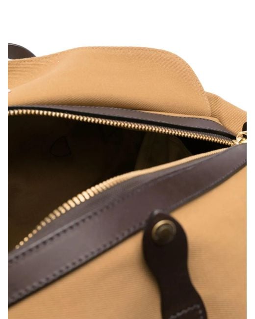 Filson Brown Logo-Debossed Duffle Bag for men