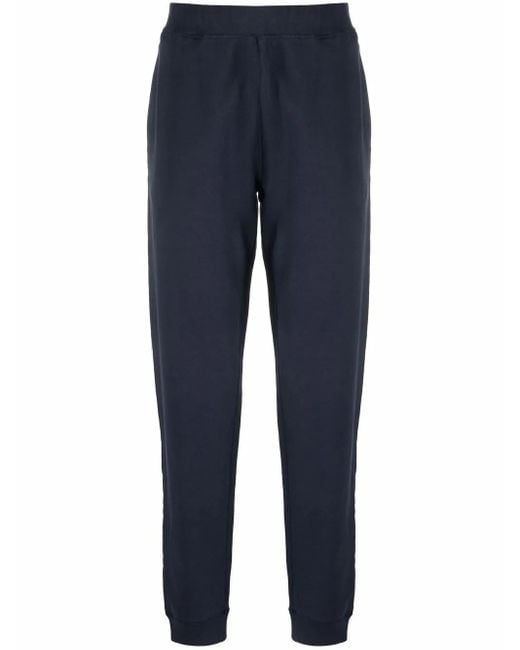 Sunspel Blue Elasticated-Waist Trousers for men