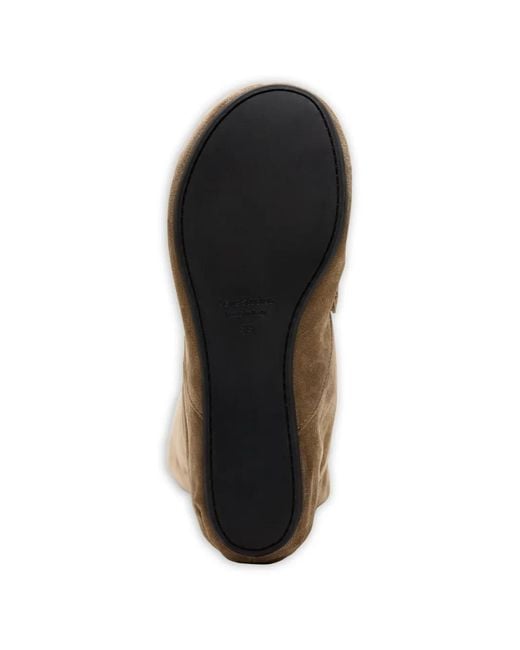 Acne White Slouch Toe-Detail Boots
