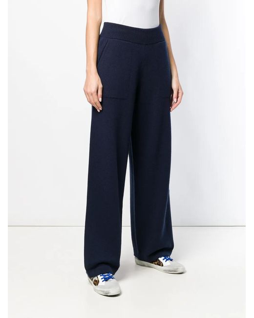 Barrie Blue Flared Track Pants