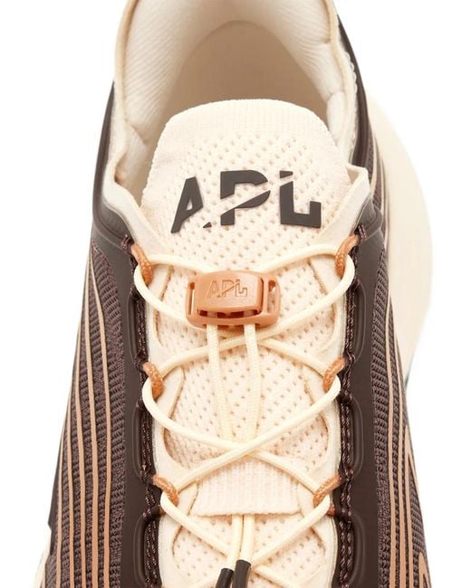 Athletic Propulsion Labs Brown Panelled Toggle-Fastening Sneakers