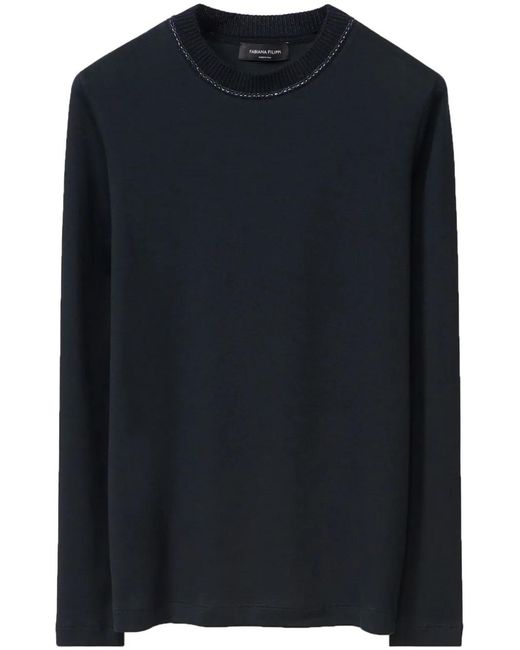 Fabiana Filippi Black Jersey T-Shirt