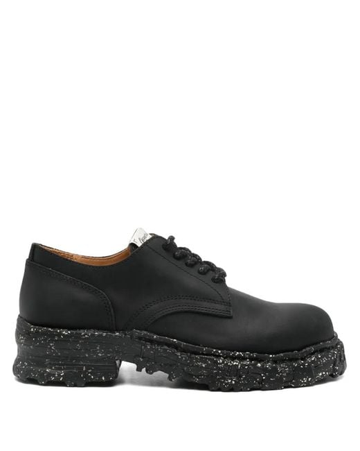 Maison Mihara Yasuhiro Black Joseph Lace-Up Derby Shoes