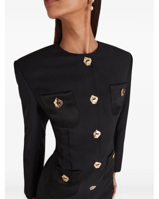 Violante Nessi Black Baselitz Mini Dress