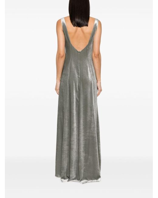Vestido de fiesta Nerissa Ralph Lauren Collection de color Gray