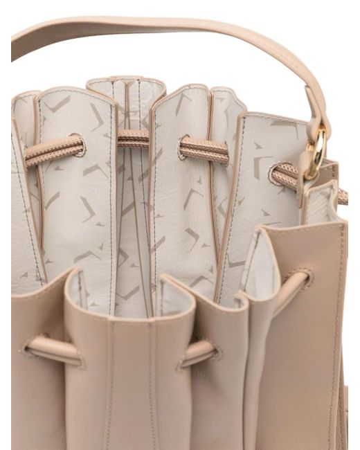 Saiid Kobeisy Natural Leather Bucket Bag