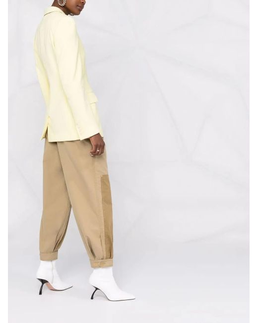 Stella McCartney Yellow Double-Breasted Blazer