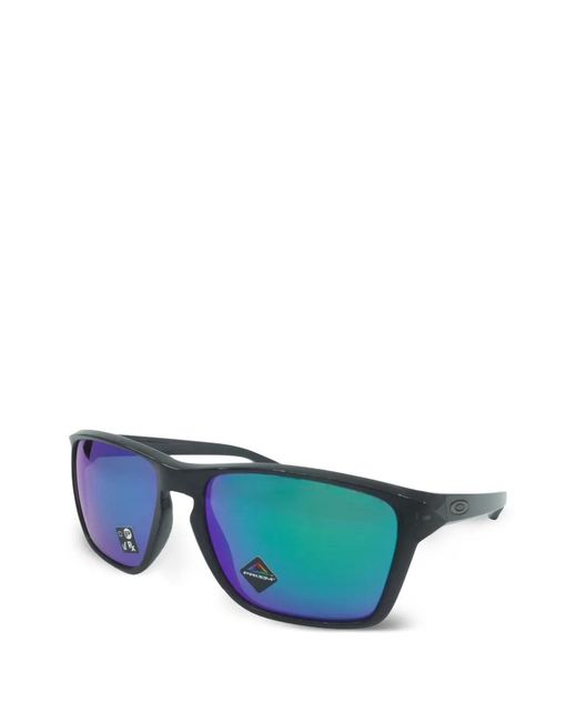 Oakley Blue Sylas Rectangle-Frame Sunglasses for men