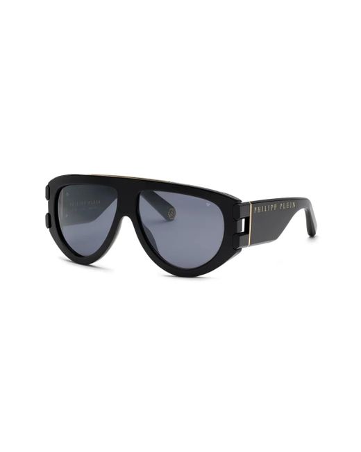 Philipp Plein Black Plein Eagle Pilot-Framesunglasses for men