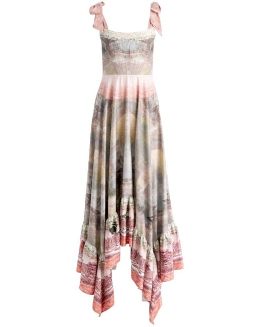 【Alice+Olivia】アリスアンドオリビア ROSALEE マキシドレス Rosalee Maxi Dress In Chateau | Alice + Olivia