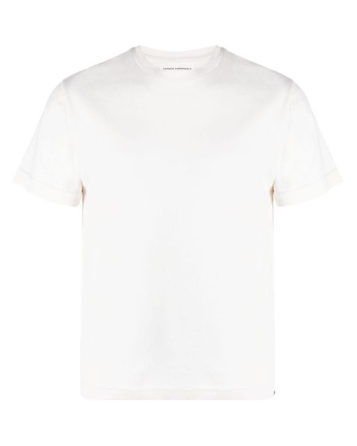 Extreme Cashmere White No268 Cuba T-Shirt mit rundem Ausschnitt
