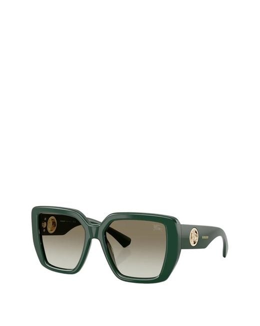 Burberry Green Square-Frame Sunglasses