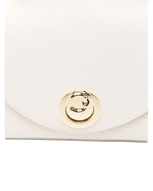 Coccinelle White Small Nikla Tote Bag