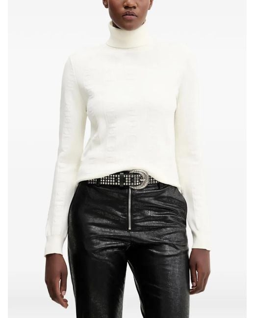 Iceberg White Turtleneck Sweater