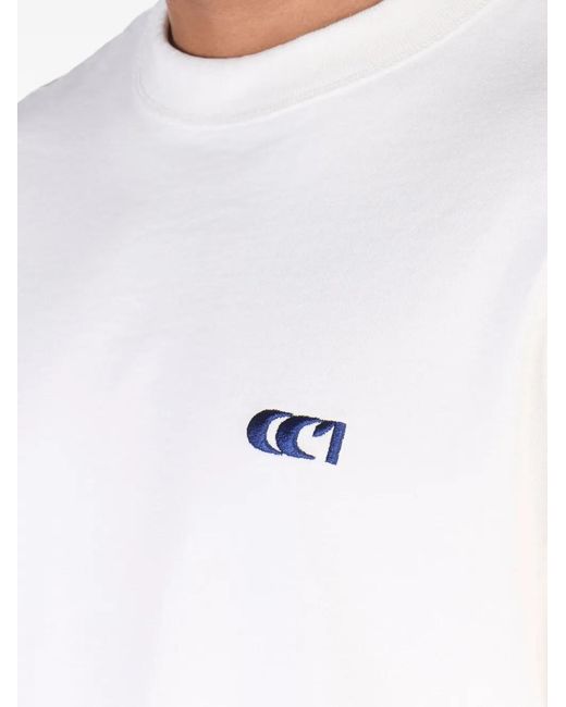 CIARAN White Wave-C-Print T-Shirt