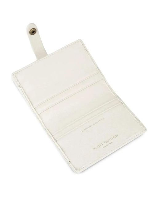 Kurt Geiger Natural Kensington Quilted Card Wallet