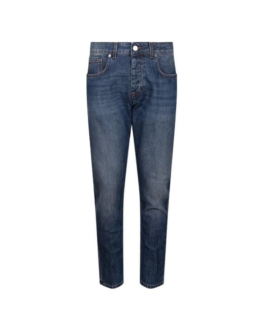 BE ABLE Blue Buttoned Jeans for men