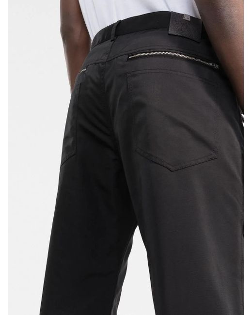 1017 ALYX 9SM Black Logo-Print Straight-Leg Trousers for men