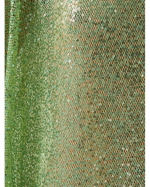 Taller Marmo Green Es Trenc One-Shoulder Dress