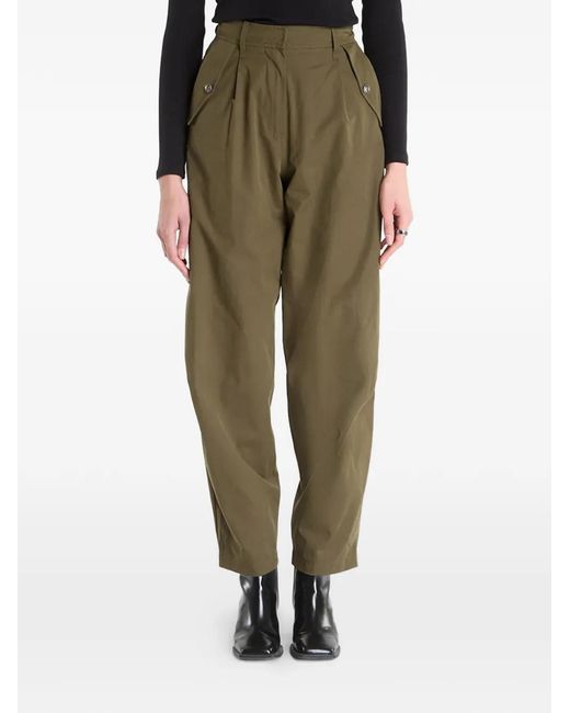 Guess Green Pleated Trousers