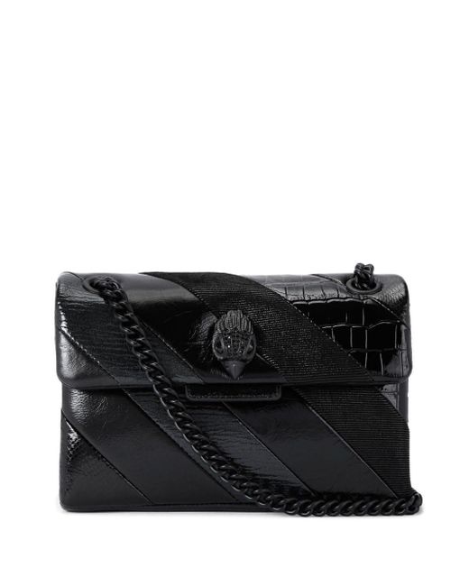 Kurt Geiger Black Mini Kensington Drench shoulder bag