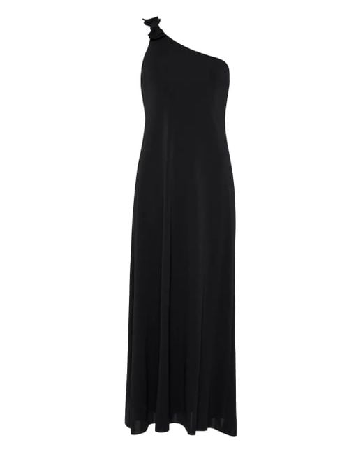 Eres Black Miss One-Shoulder Long Dress